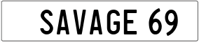 Truck License Plate